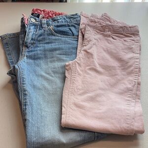 GAP Kids Blue and Pink Jeans